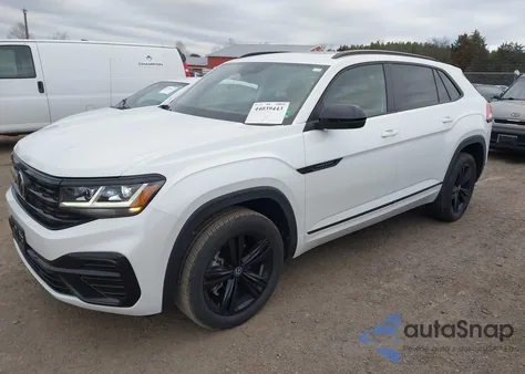 2023 Volkswagen Atlas Cross Sport 3.6L V6 Sel/3.6L V6 Sel R-Line Black from USA, damaged, VIN 1V2SE2CA6PC210054